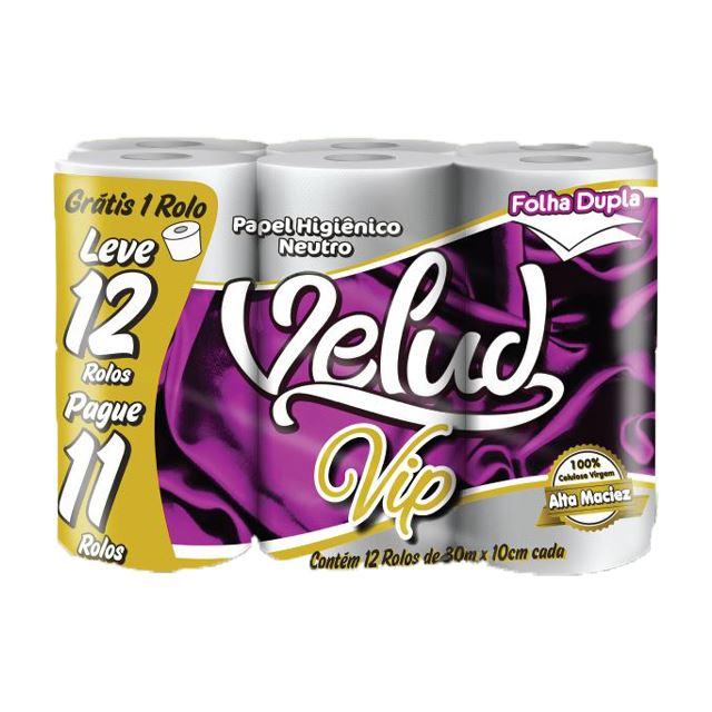 PAPEL HIGI. VELUD FOLHA DUPLA 06X12X30MT