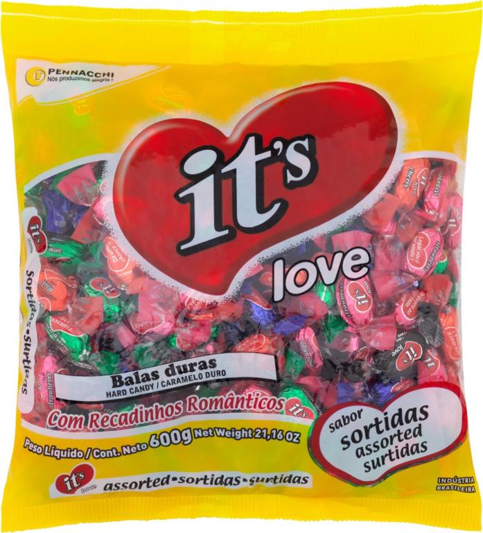 BALA ITS LOVE SORTIDAS 600GR