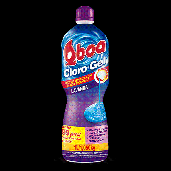 CLORO GEL QBOA LAVANDA 1X1L