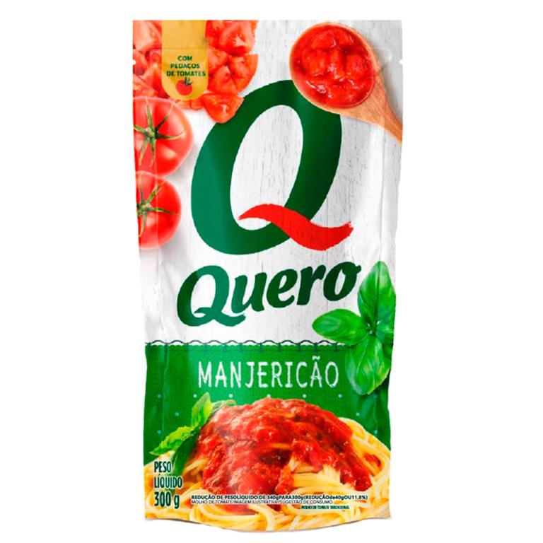 MOLHO TOM. QUERO MANJERICAO SH 24X300GR