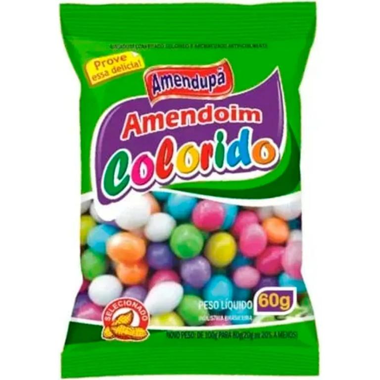 AMENDOIM COLORIDO AMENDUPA 30X60G