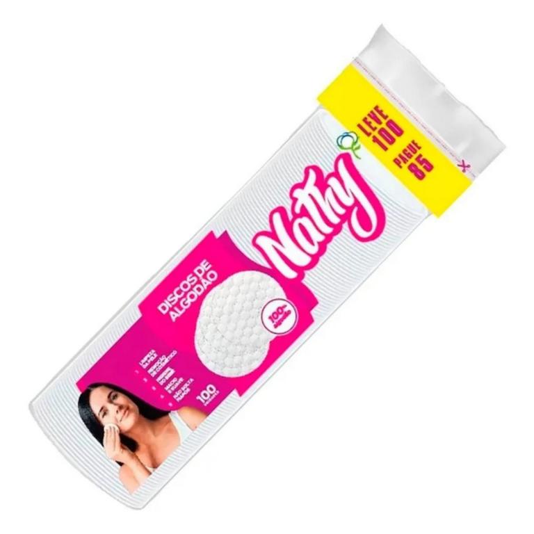 DISCO DE ALGODÃO NATHY 12X100 UND