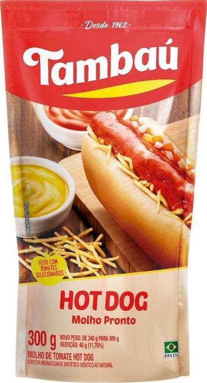 MOLHO TOMATE TAMBAU HOT DOG 1X300G