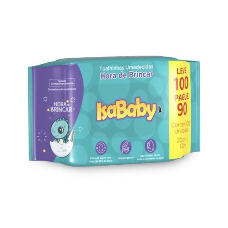 LENÇO UMEDECIDO ISABABY(HORA DE BRINCAR)1X100UND