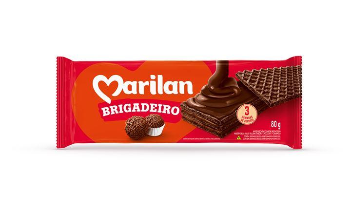 BISC MARILAN WAFER BRIGADEIRO 40X80GR
