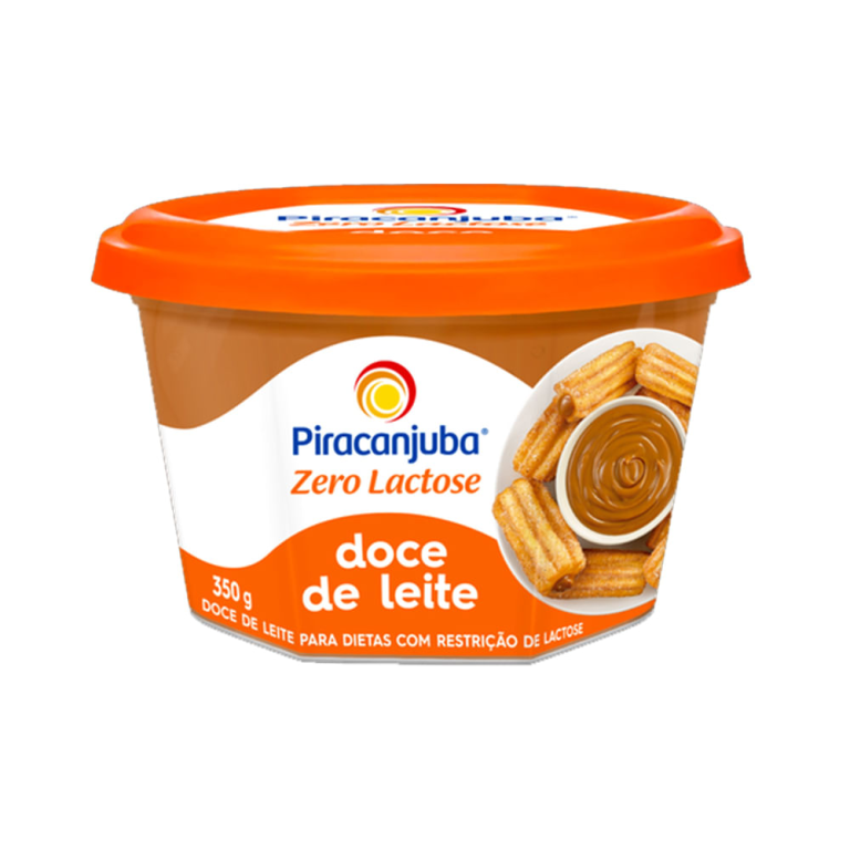 DOCE LEITE ZERO LAC.PIRACANJUBA POTE1X350G