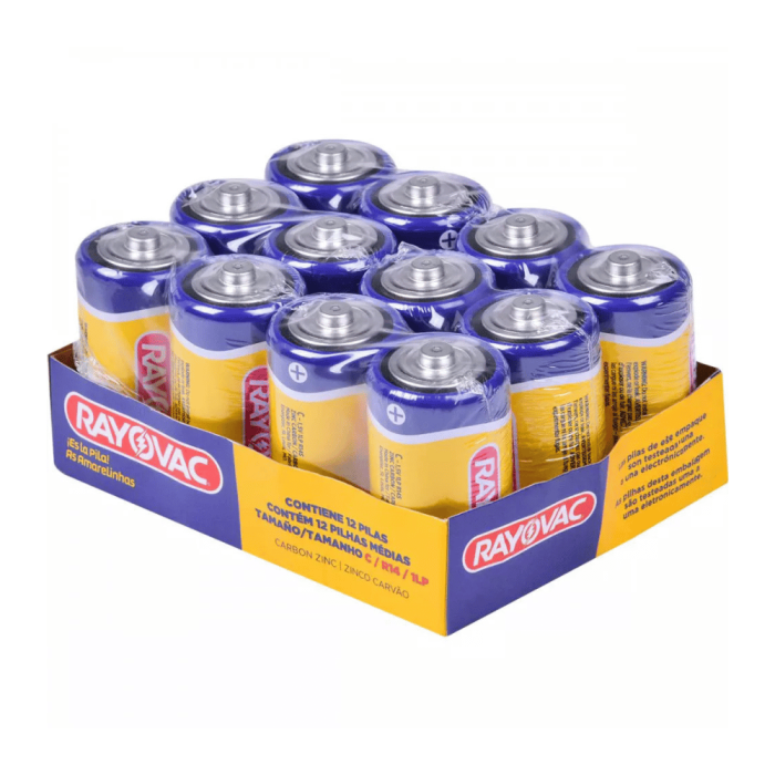 PILHA RAYOVAC GRANDE CX12UN