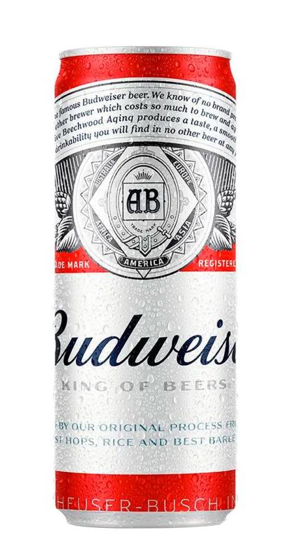 CERVEJA BUDWEISER LATA 12X350ML