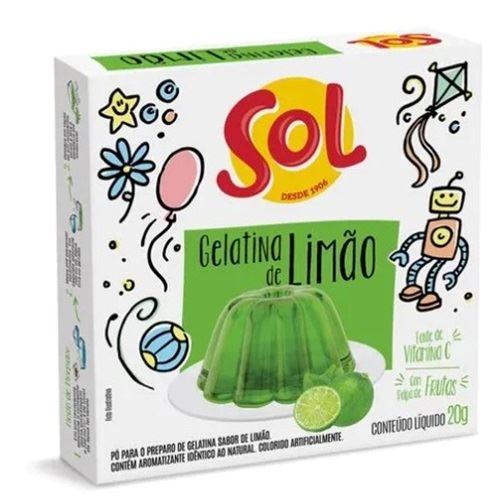 GELATINA SOL LIMAO CX 20GR
