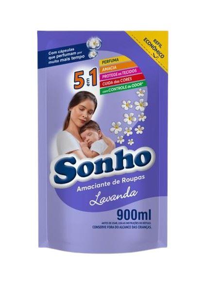 AMAC.SONHO LAVANDA (ROXO) 900ML REFIL