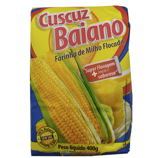 CUZCUZ DE MILHO BAIANO 30 X 400GR