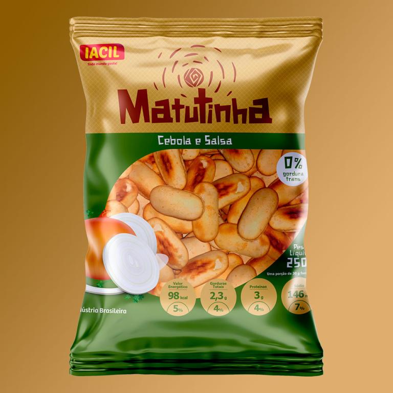 BISC. MATUTINHA CEBOLA E SALSA 12X250G