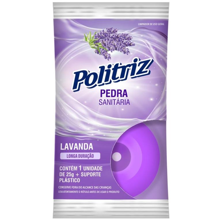 PEDRA SANITARIA POLITRIZ LAVANDA 25GR