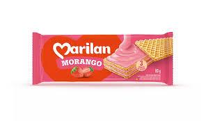 BISC MARILAN WAFER MORANGO 40X80GR