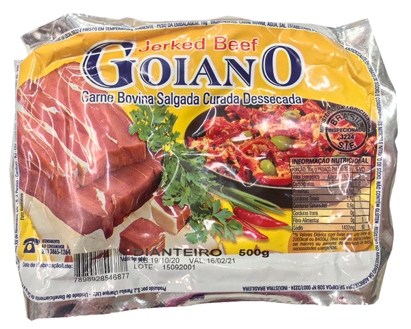 CHARQUE GOIANO BEEF DIANTEIRO - 1X500 GR