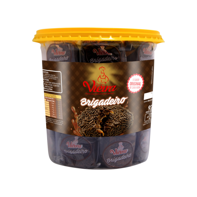 DOCES VIEIRA BRIGADEIRO POTE 40X23g