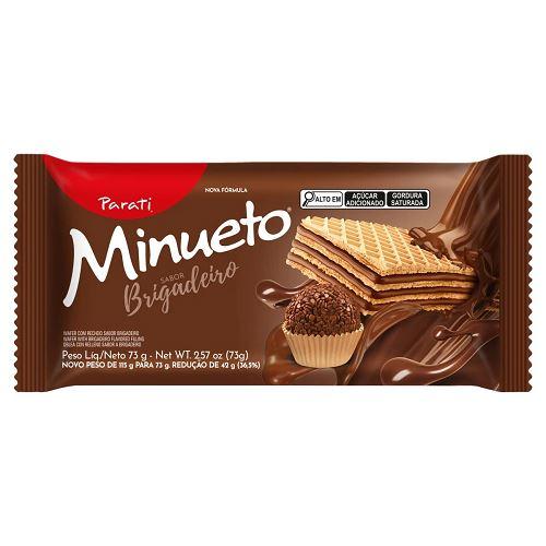 BISC PARATI MINUETO WAFER BRIGADEIRO 36X73GR