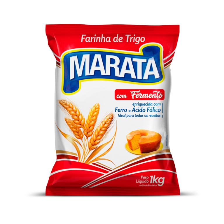 FARINHA DE TRIGO C/FERMENTO MARATA10X1KG