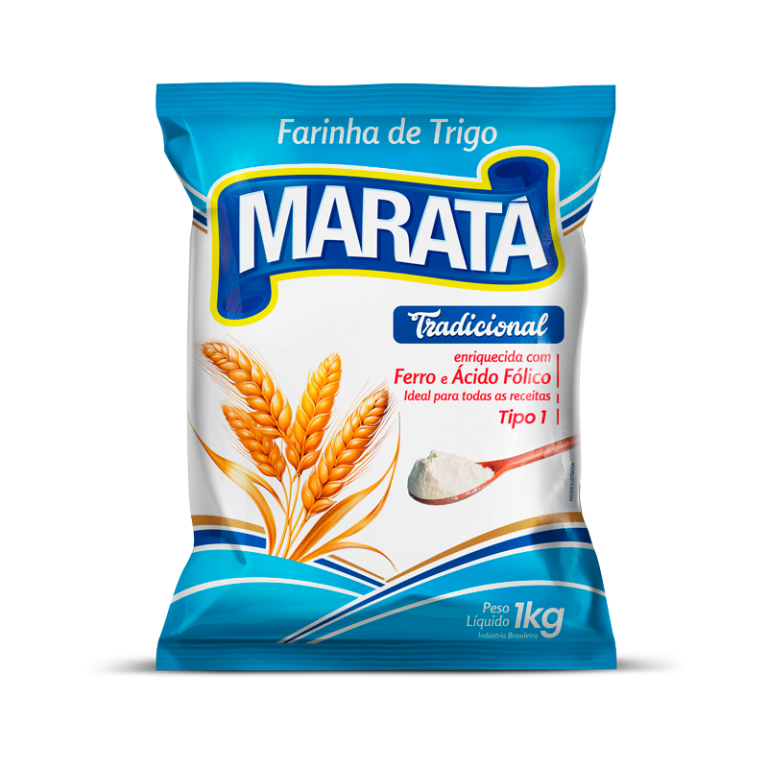 FARINHA DE TRIGO TRADICIONAL MARATA 10X1KG