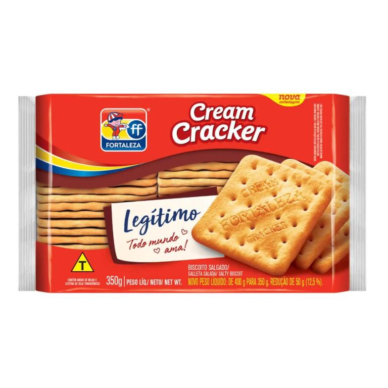 BISC. FORTALEZA CREAM CRACKER 24x350G