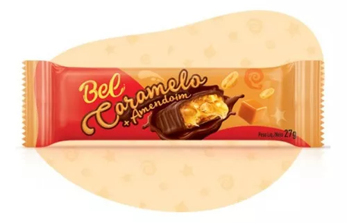 CHOC. CARAMELO C/AMENDOIM BEL 24X30GR
