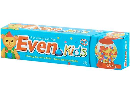GEL DENTAL EVEN KIDS C/CHICLETE 12X50G