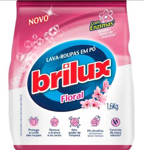 SABÃO EM PÓ BRILUX FLORAL 10X1,6KG