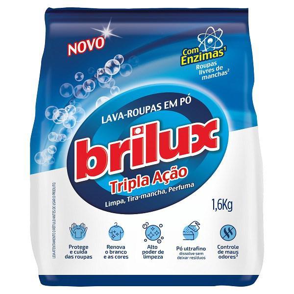 SABÃO EM PÓ BRILUX T. AÇÃO 10X1,6KG