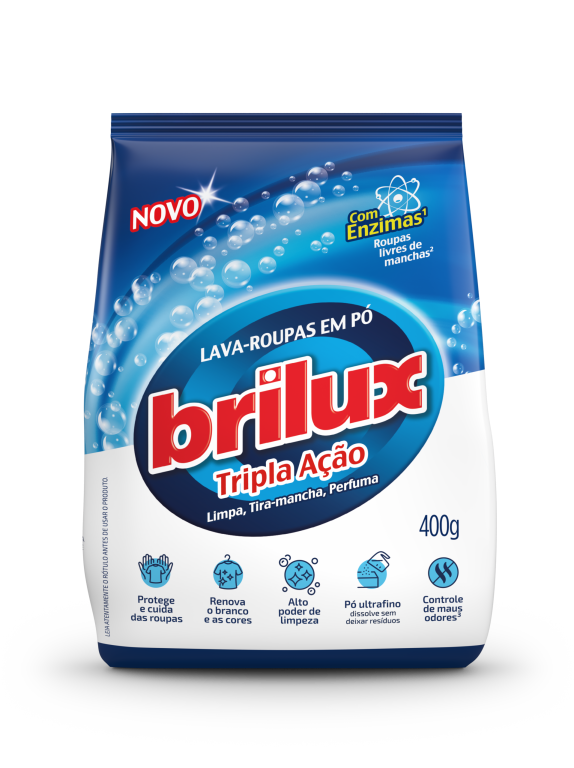 SABÃO EM PÓ BRILUX T. AÇÃO 26X400G