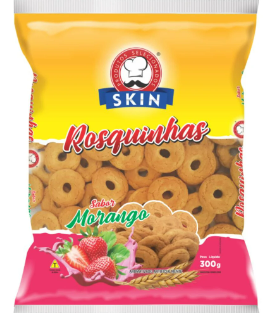ROSQUINHA SKIN MORANGO 12X300G