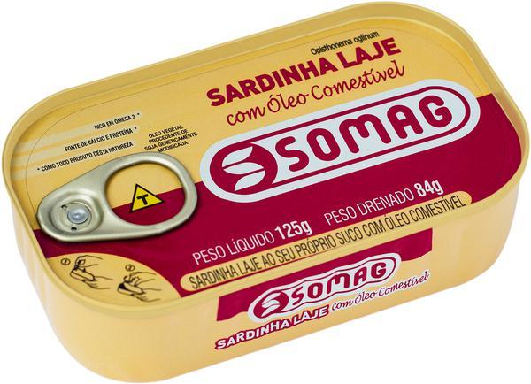 SARDINHA SOMAG OLEO 125G