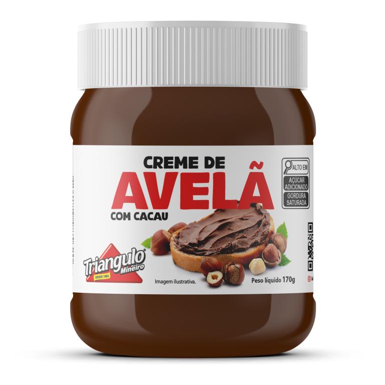 CREME DE AVELÃ TRIANGULO MINEIRO POTE 1X170G
