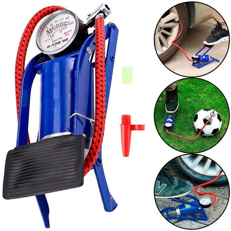 BOMBA DE AR PEDAL ALTA PRESSÃO IT-BLUE/BOMVINK*