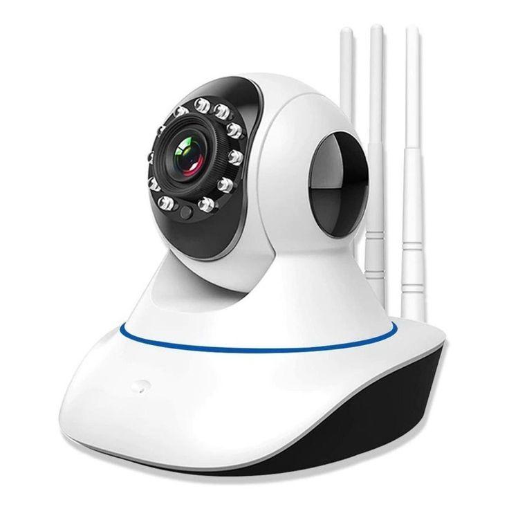 CAMERA 3 ANTENAS VISÃO NOTURNA HD WIFI VIRA  360G *