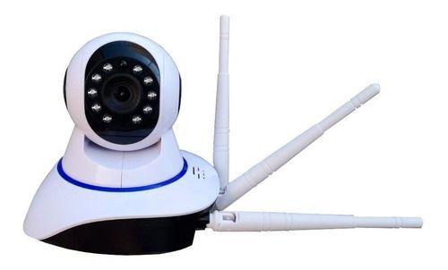 CAMERA 3 ANTENAS VISÃO NOTURNA HD WIFI VIRA  360G *