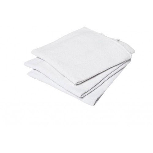 FLANELA  BRANCA 38X58 GRANDE*