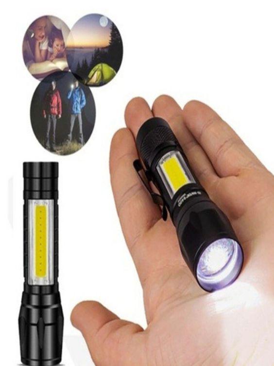 MINI LANTERNA TATICA USB B-MAX 8400 *