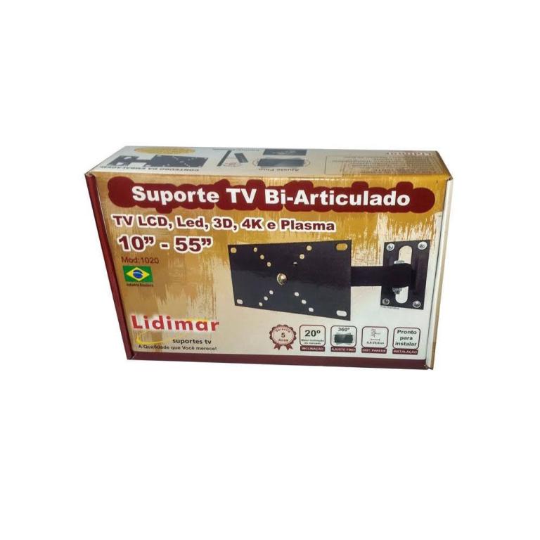 SUPORTE TV BI ARTICULADO 10"-55" LIDIMAR*