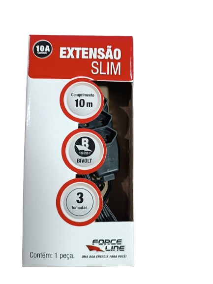 EXTENSAO 10MTS 2P FORCE LINE*