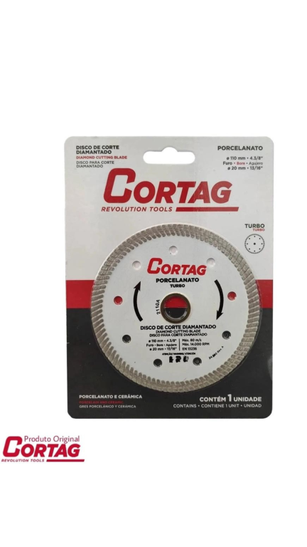 DISCO PORCELANATO 4" CORTAG*