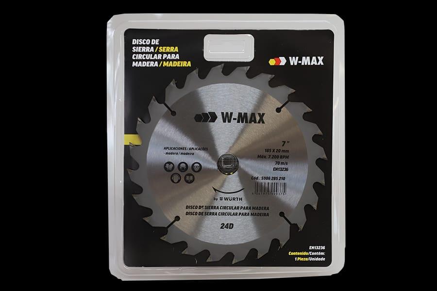 DISCO SERRA 7 1/4 X 24 WURTH*