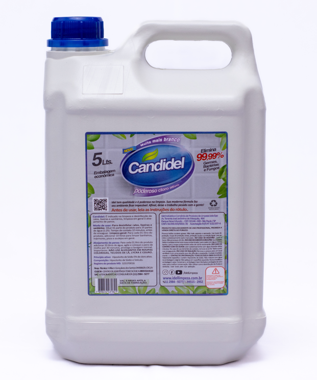 AGUA SANITARIA 5L CANDIDEL IDEL*