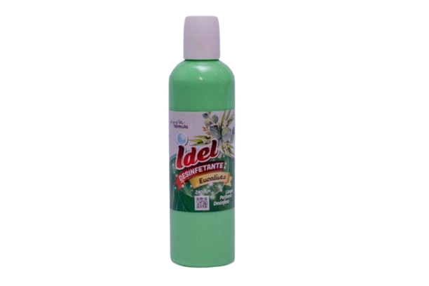 DESINFETANTE 240ML EUCALIPTO (CONCENTRADO) IDEL*