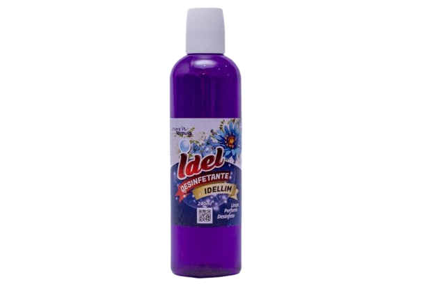 DESINFETANTE 240ML FLORAL IDELLIM (CONCENTRADO) IDEL*