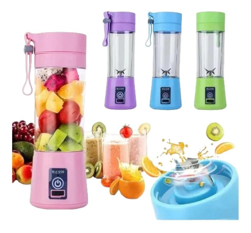 LIQUIDIFICAOR PORTATIL 6 LAMINAS USB *