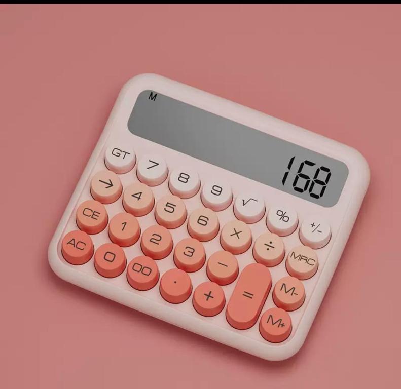 CALCULADORA RETRO 12DIG (COLORIDA) *
