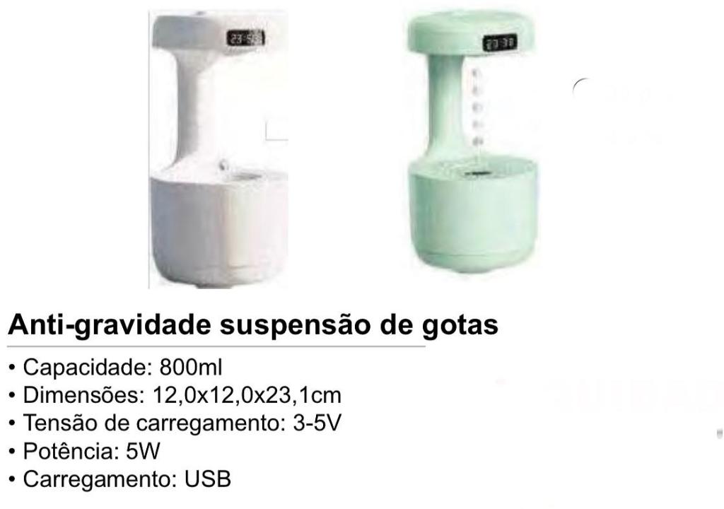 DIFUSOR AROMATICO  ANTI-GRAVIDADE BM075 *