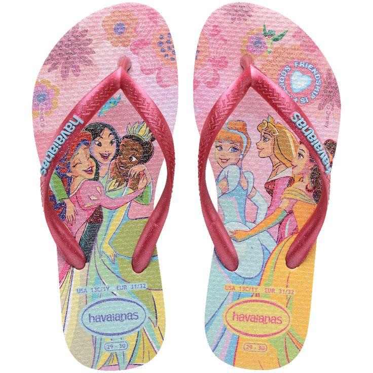 HAVAIANAS SLIM PRINCESS ROSA GLOW 29/30*