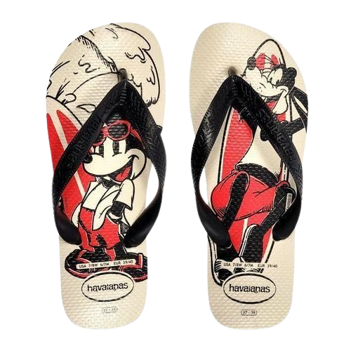 HAVAIANAS KIDS TOP DISNEY BEGE PALHA 25/26*