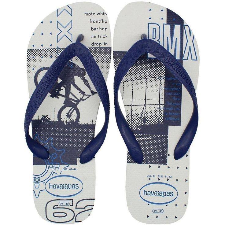 HAVAIANAS TOP ATHLETIC BRANCA/MARINHO 41/42*